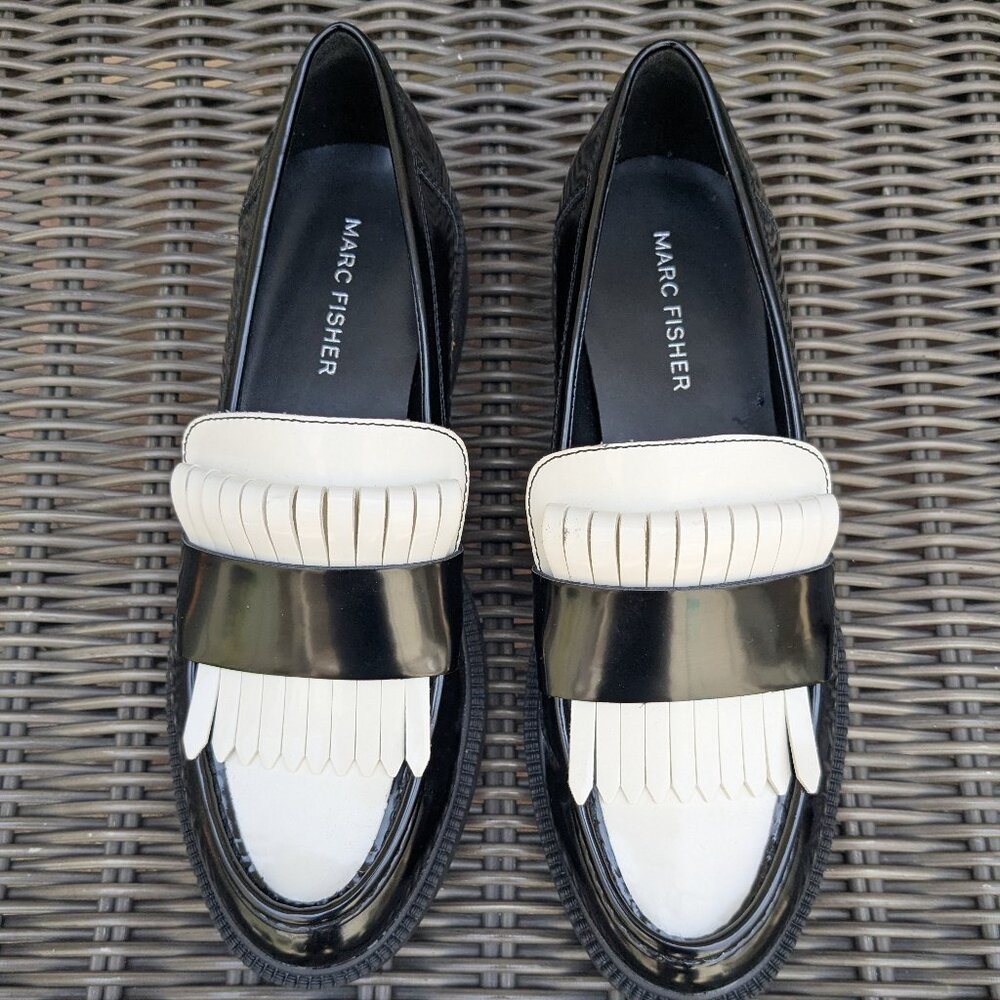 Marc Fisher Women's Calixy Almond Toe Slip-on Casual Loafers NEW Sz 6.5